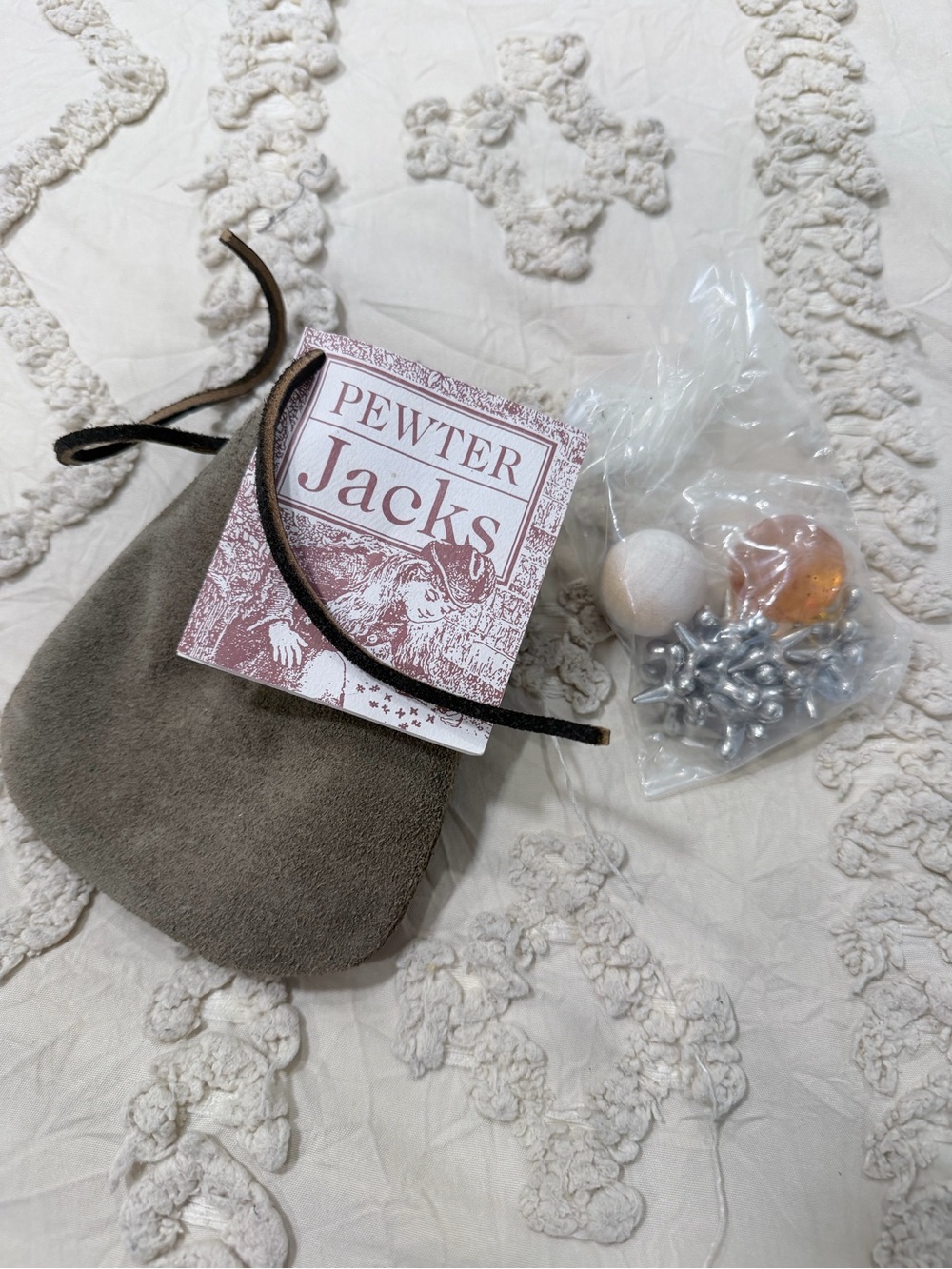 Pewter Jacks Classic Kids Game Set - Gray